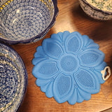 Hot Pad ~ Silicone Blue Trivet