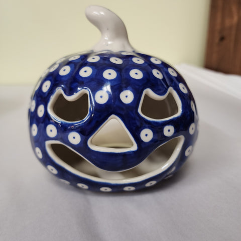 Pumpkin Jack o lantern 5" dots