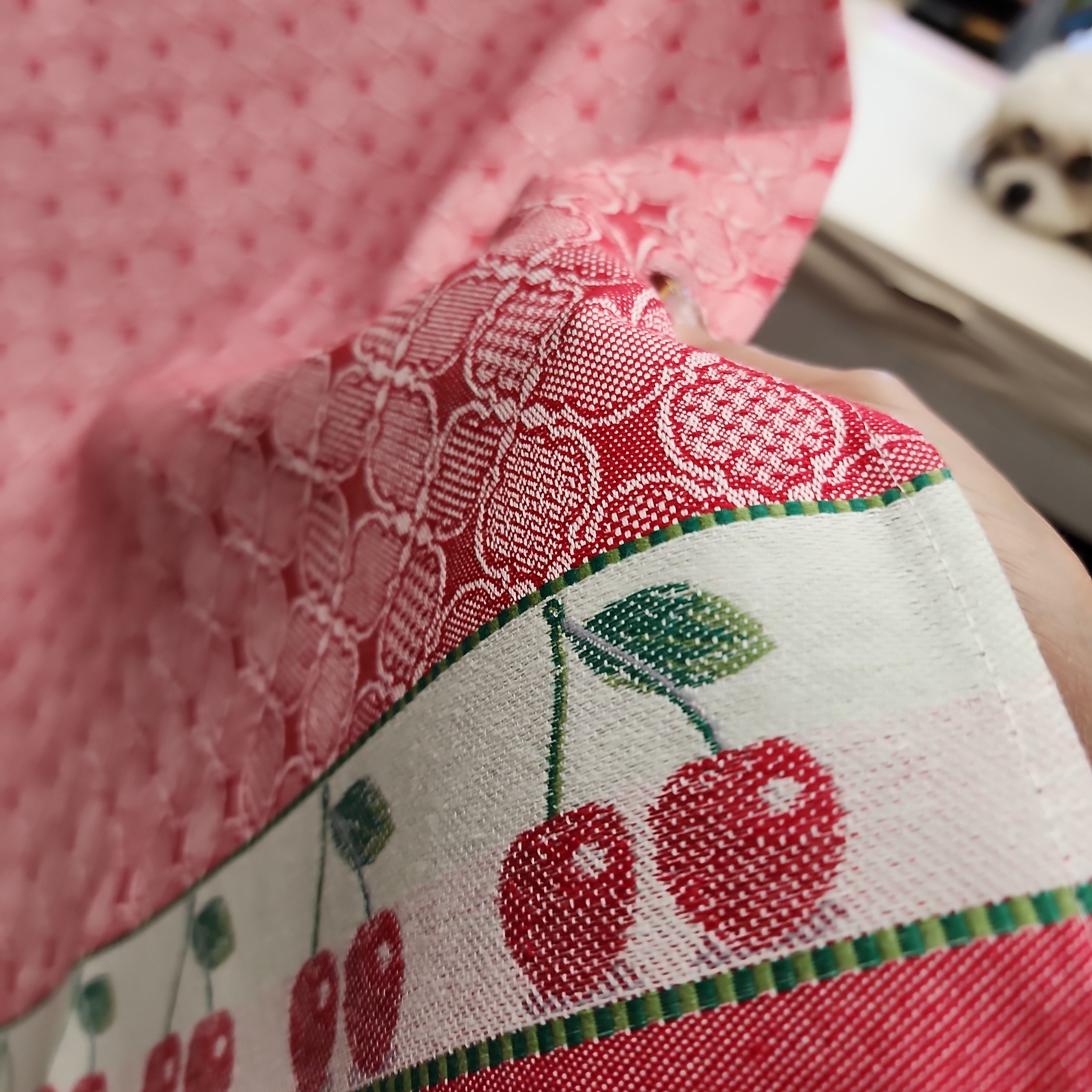 Red Cherries Dish Towel