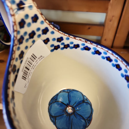 Bowl w/ Loop Handle ~ 16 oz 845- U408C Blue ~ U4 pf1222  J. Chyla