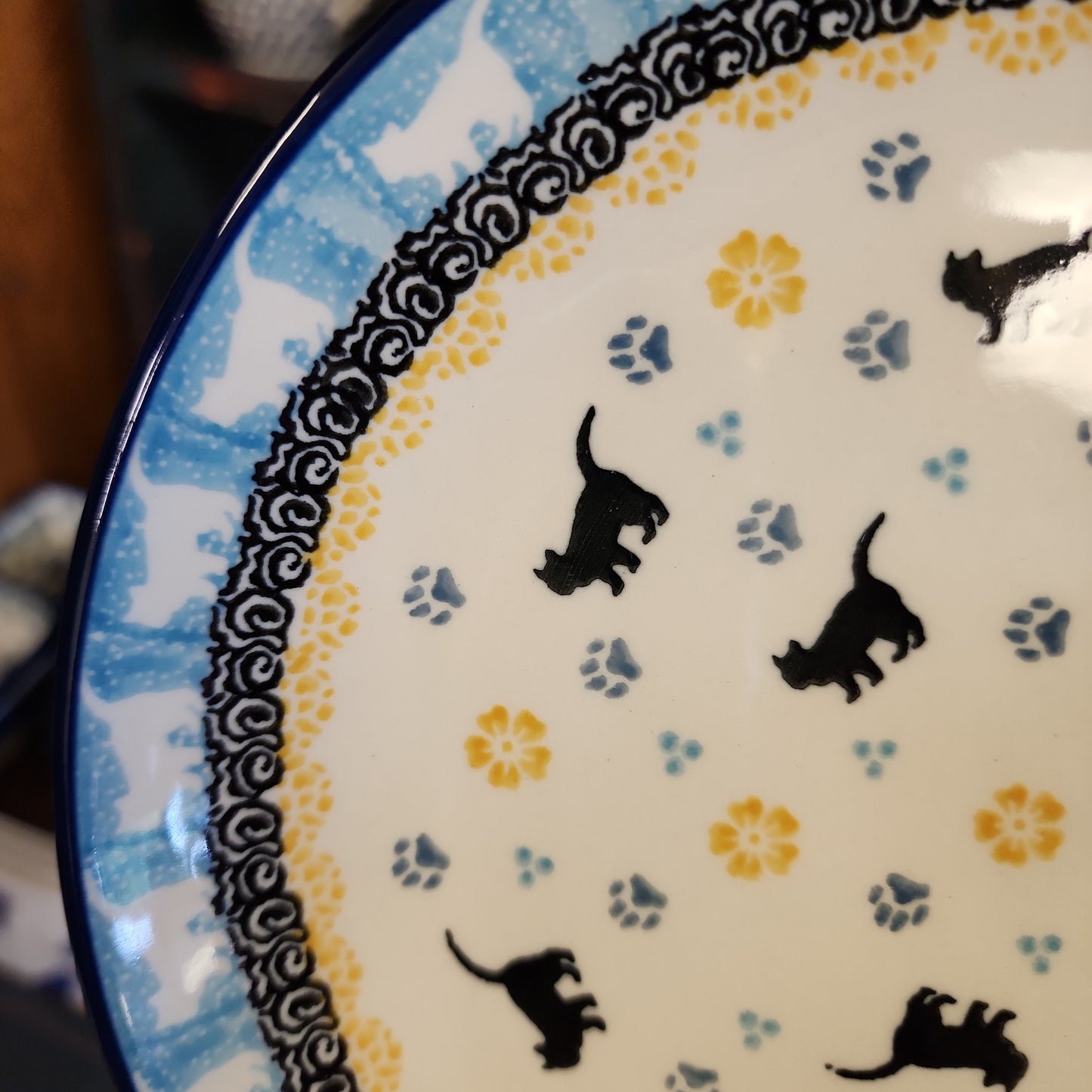 Plate   Dessert 86- 2153X  Purr Snickety pf1222