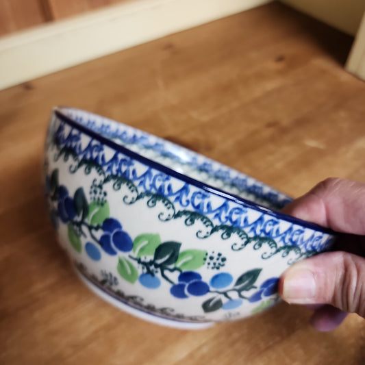 Bowl ~ Soup/Salad ~ 6.25" C38~1416X ~ Blue Berries PF0323