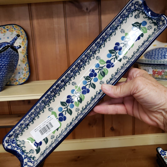 Rolling Pin Stand ~ 13.5"L 880~1416X ~ Blue Berries PF0323