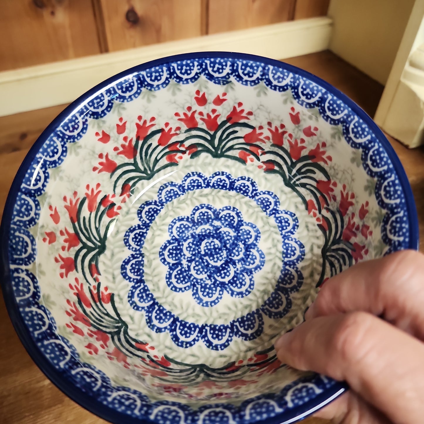 Bowl ~ Soup / Salad / Cereal ~ 6"W 209~1437X ~ Crimson Bells PF0323