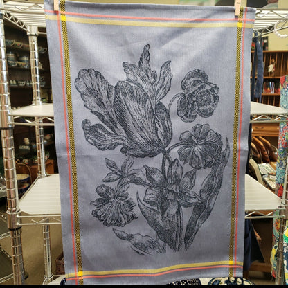 Towel Blue Botanical 20"x28" Tea towel