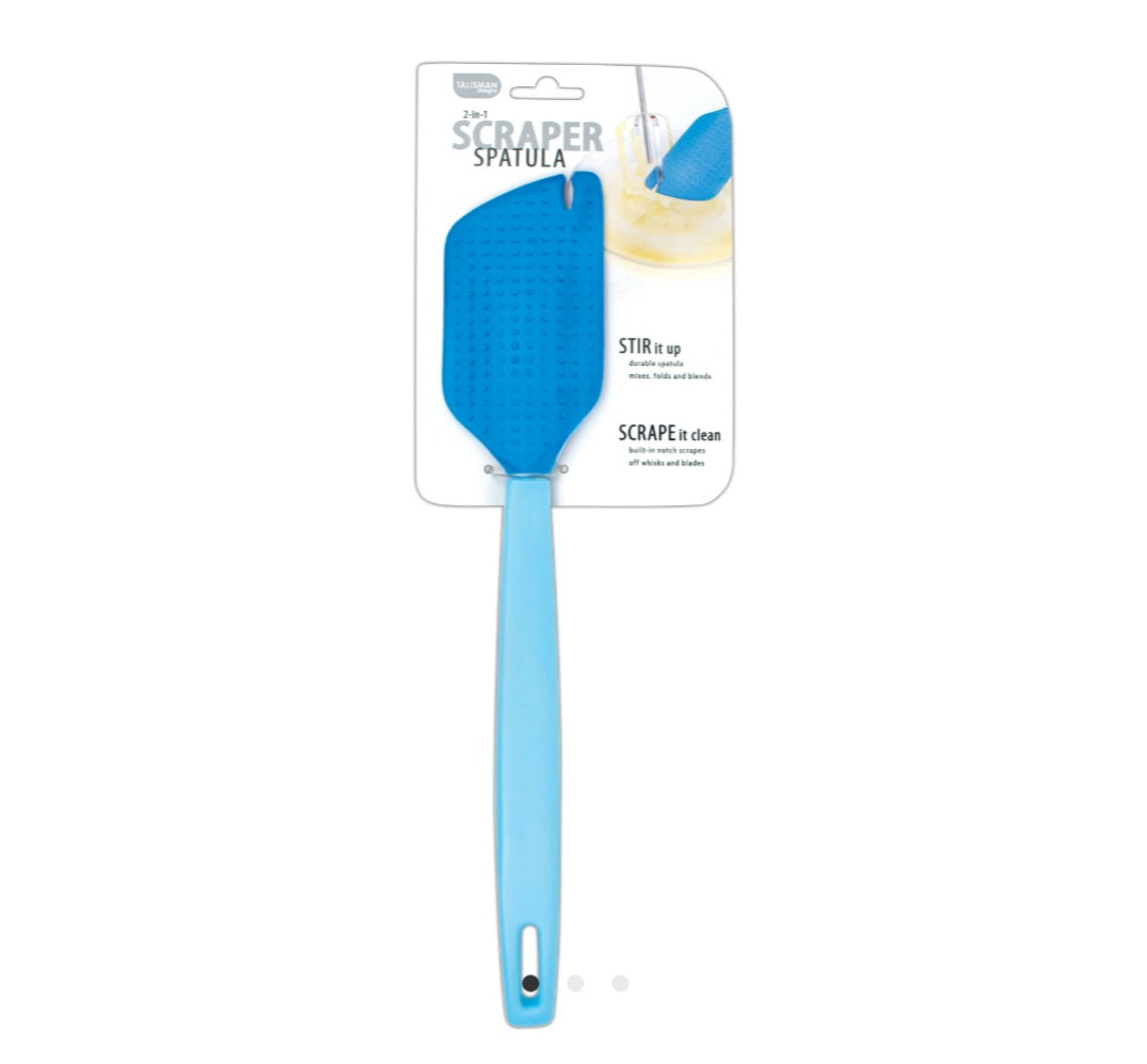 Silicone Spatula/ Scraper Blue